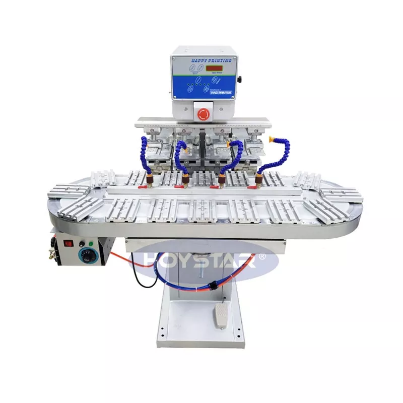 Konveyerli Böyük Ölçü Dörd Rəngli Tamponlu Printer